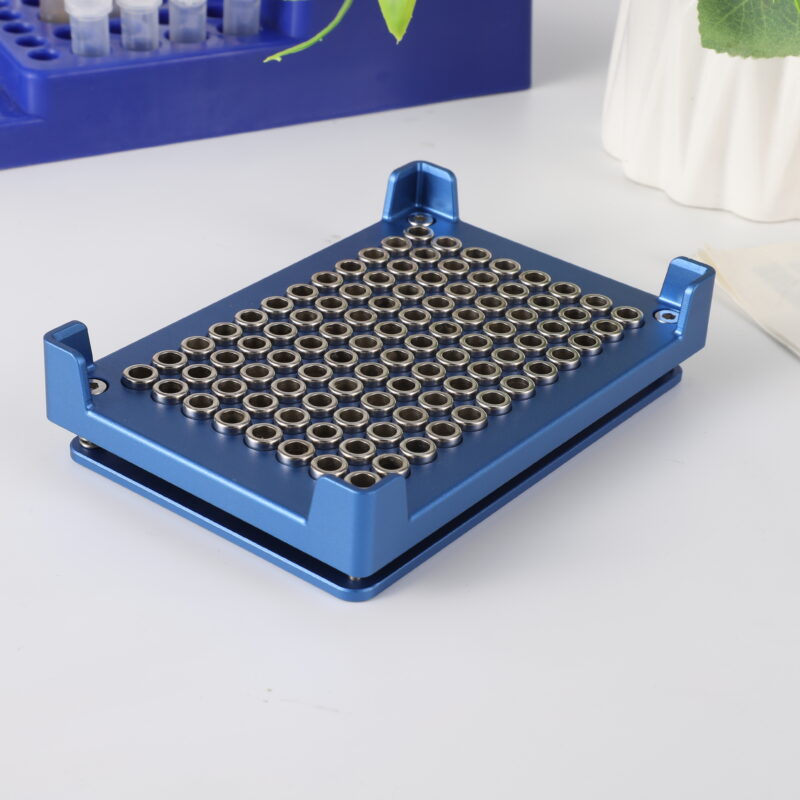 Magnetic Rack for 384 Well Plates: High-Throughput Sample Processing